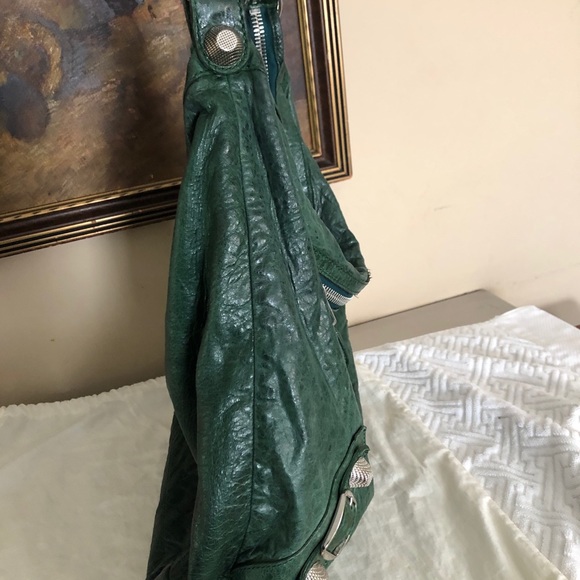 balenciaga green city bag